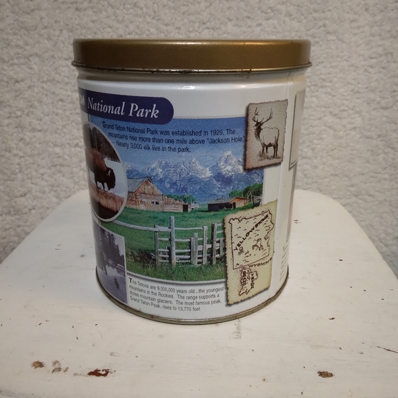 Trails End Yellowstone/Grand Teton Decorative Tin - Picture 3 of 6